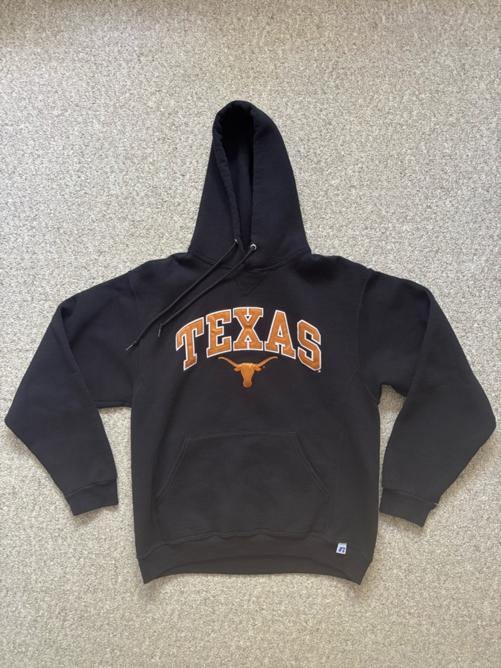 TEXAS longhorns Russell Athletic Black Hoodie